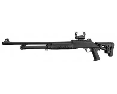 Pack fusil semi auto AKSA S4-FX04 canon 61cm + Viseur Point Rouge FALKE S CAL.12/76 