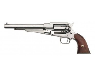 Révolver poudre noire Pietta 1858 Remington acier nickelé calibre 44 