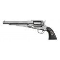 Révolver poudre noire Pietta 1858 Remington Nickelé de luxe gravé laiton calibre 44 