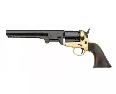 Révolver poudre noire Pietta 1851 Colt Navy Rebnord laiton calibre 44 