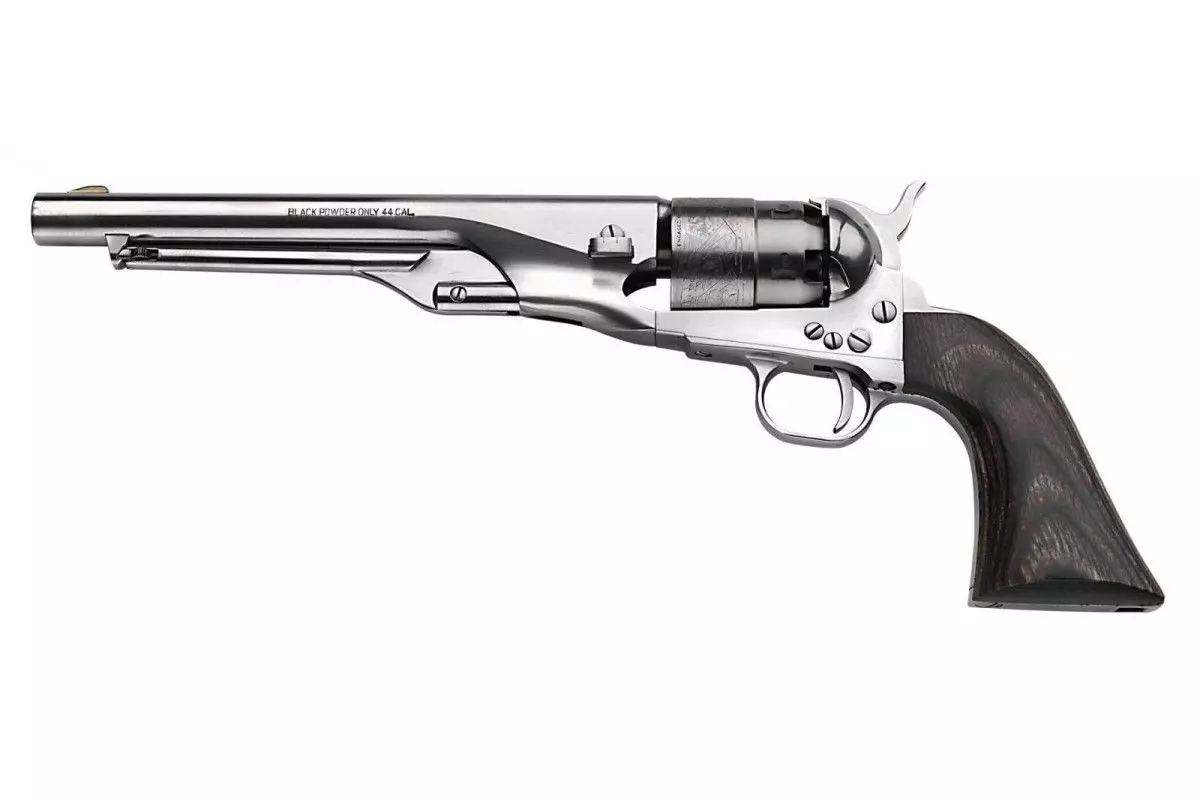 Révolver poudre noire Pietta 1851 Colt US Marshall Luxe acier calibre 44 