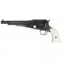 Révolver poudre noire Pietta 1858 Remington New Model Army de luxe acier bronzé gravé calibre 44 