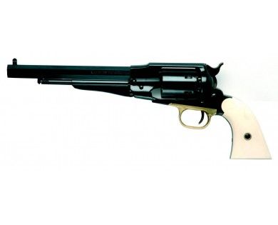 Révolver poudre noire Pietta 1858 Remington New Model Army Ivoirine acier calibre 44 