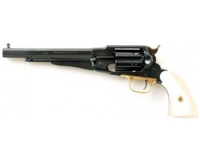 Révolver poudre noire Pietta 1858 Remington New Model Army Ivoirine Cannelé acier calibre 44 