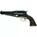 Révolver poudre noire Pietta 1858 Remington Texas Sheriff quadrillé laiton calibre 44 