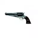 Révolver poudre noire Pietta 1858 Remington Sheriff Jaspé Cannelé acier calibre 44 