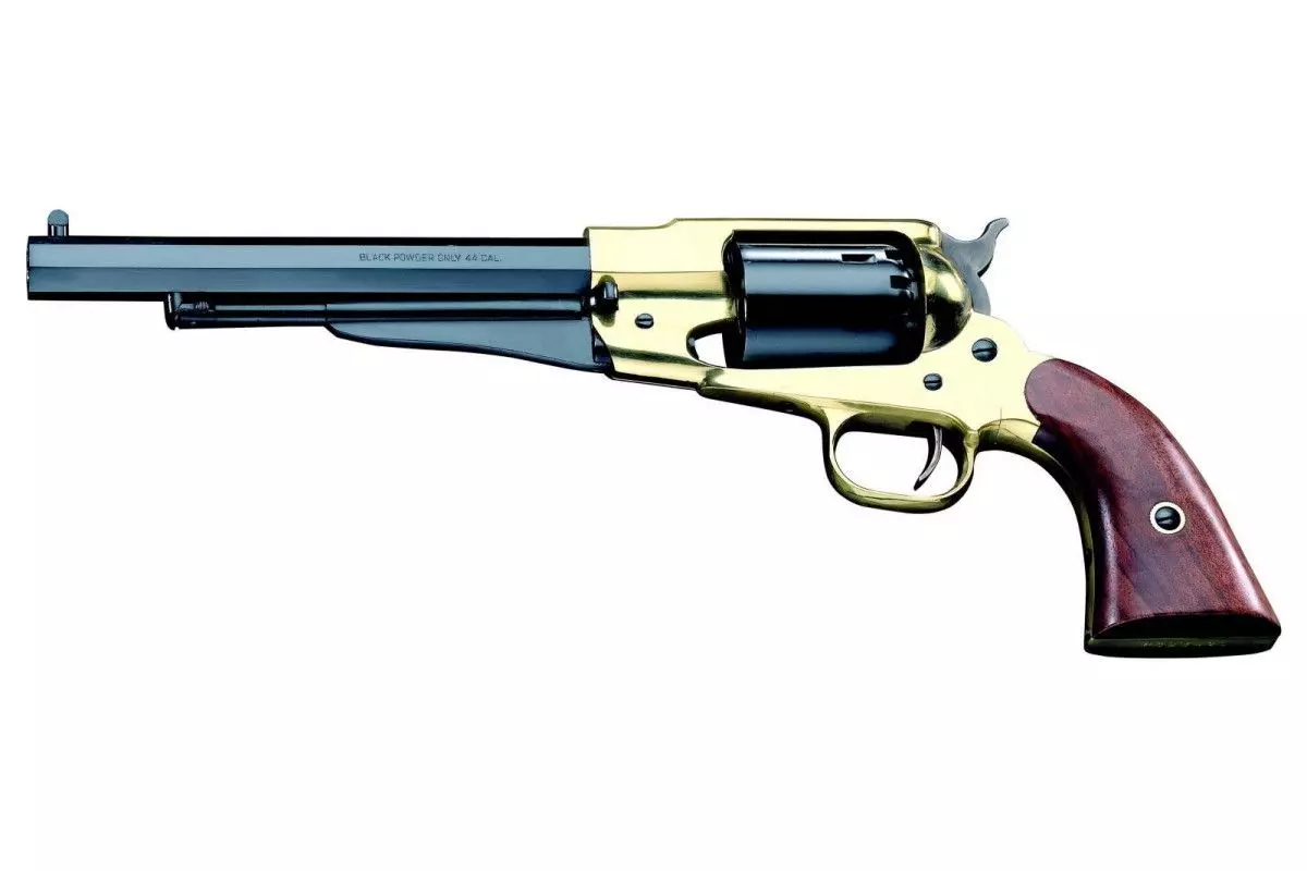 Révolver poudre noire Pietta 1858 Remington Texas laiton calibre 36 