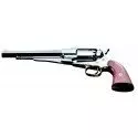Révolver poudre noire Pietta 1858 Remington New Model Army Inox acier calibre 36 