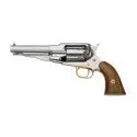 Révolver poudre noire Pietta 1858 Remington New Model Army Sheriff Inox acier calibre 44 