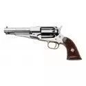 Révolver poudre noire Pietta 1858 Remington New Model Army Sheriff Inox Quadrillées acier calibre 44 
