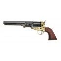 Révolver poudre noire Pietta 1851 Colt Navy de Luxe laiton gravé calibre 44 