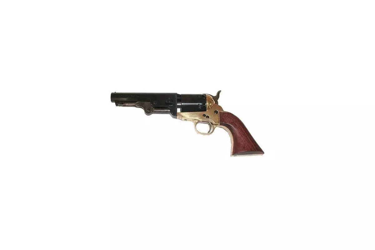 Révolver poudre noire Pietta 1851 Colt Navy Rebnord Sheriff laiton calibre 36 
