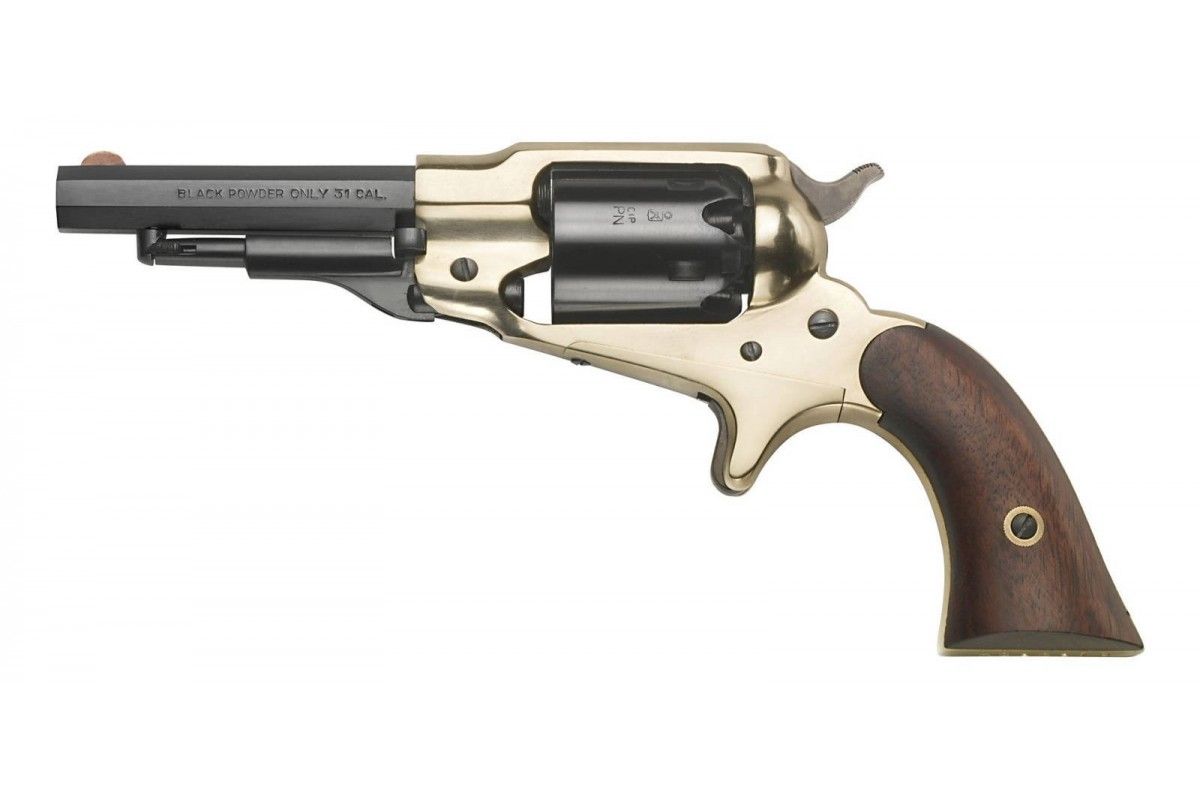 Révolver poudre noire Pietta 1863 Remington Pocket laiton calibre 31 Révolver poudre noire Pietta 1863 Remington Pocket laiton calibre 31