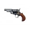 Révolver poudre noire Pietta 1851 Colt Navy Yank Snubnose Thunderer acier calibre 36 