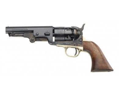 Révolver poudre noire Pietta 1851 Colt Navy Yank Sheriff acier calibre 44 