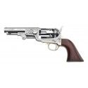 Révolver poudre noire Pietta 1851 Navy Yank Sheriff US Marshal acier calibre 36 