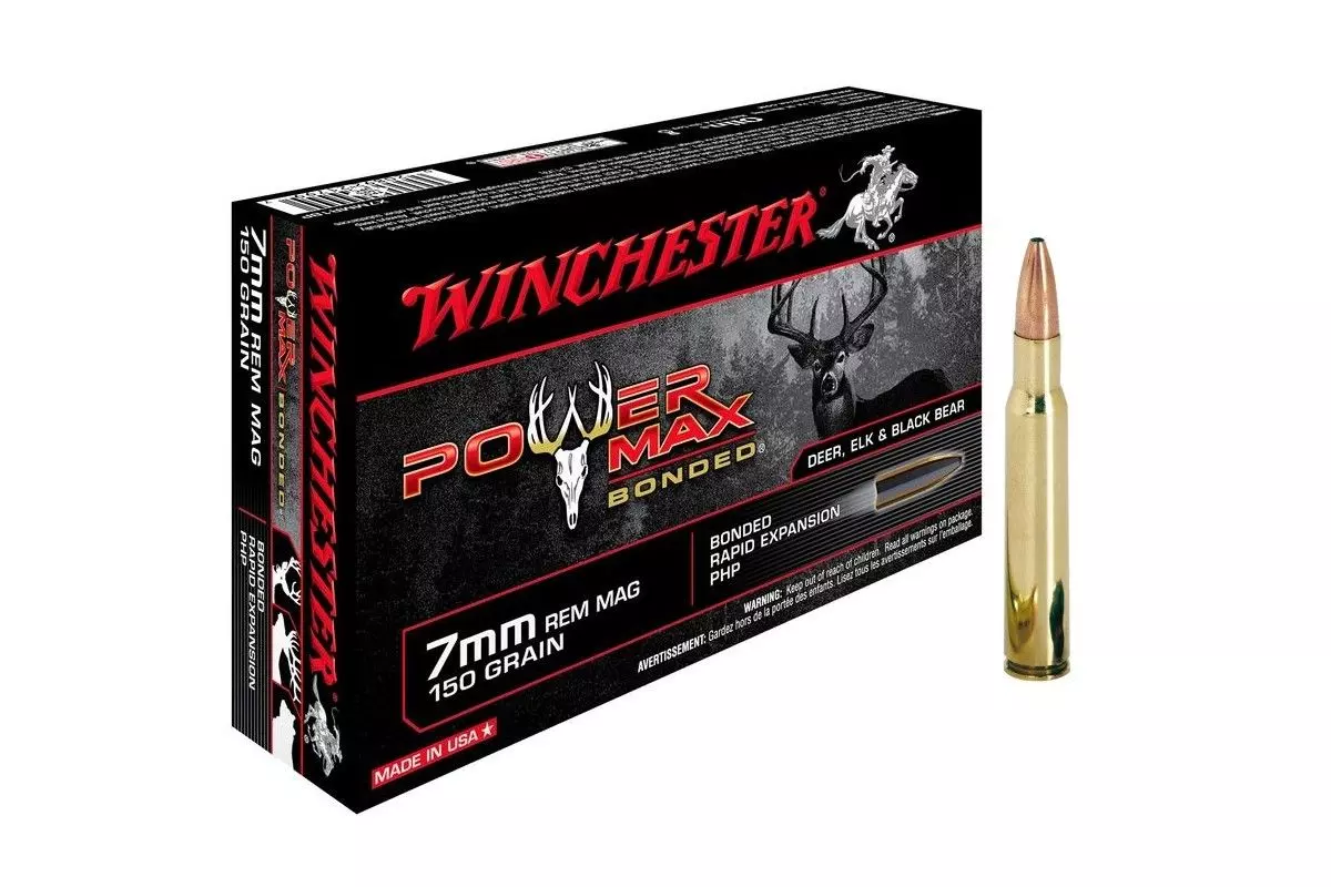 Munitions Winchester Power Max Bonded 7mm Rem 150 Gr 