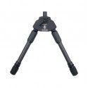 Bipied SPARTAN Javelin ProHunt noir hauteur 18,5 - 24,5cm 