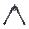 Bipied SPARTAN Javelin ProHunt noir hauteur 18,5 - 24,5 cm 