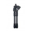 Bipied SPARTAN ProHunt noir hauteur 17,9 - 23,2 cm 
