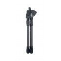 Bipied SPARTAN ProHunt Tac noir hauteur 22,8 - 31 cm 