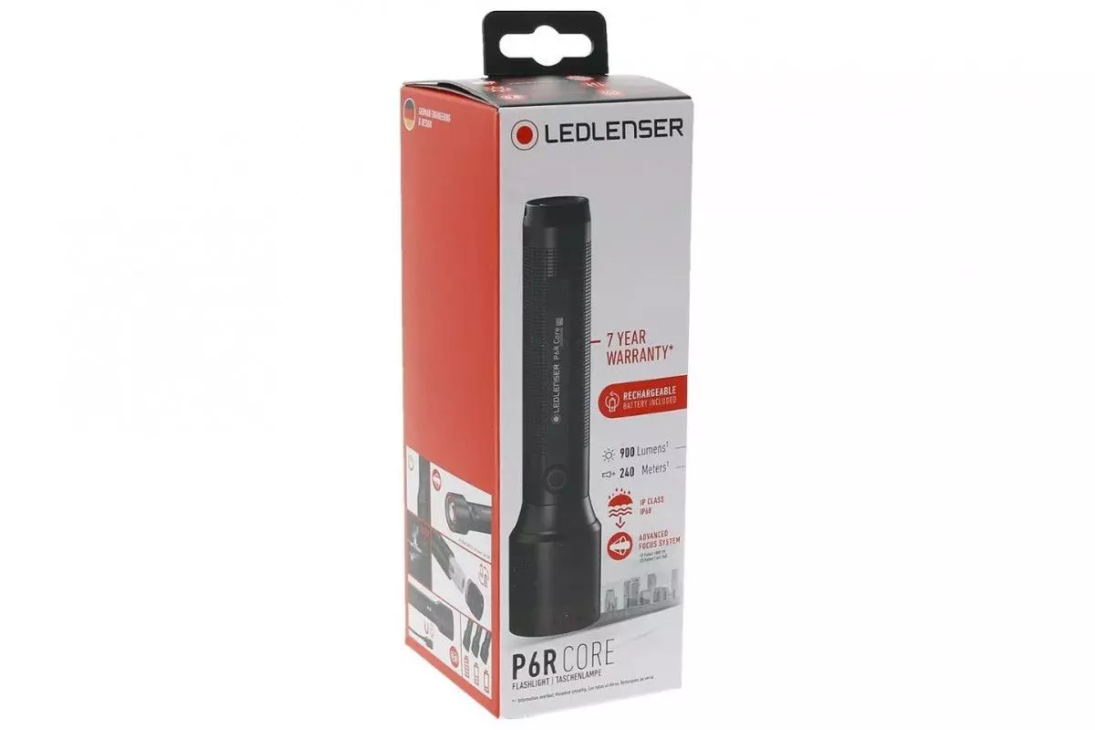 Lampe LEDLENSER P6R CORE Rechargeable 900 lumens 