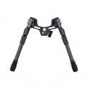 Bipied SPARTAN Valhalla noir M-Lock hauteur 12 - 21,8 cm 