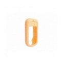 Coque silicone orange pour Garmin Alpha 100 phosporescent 
