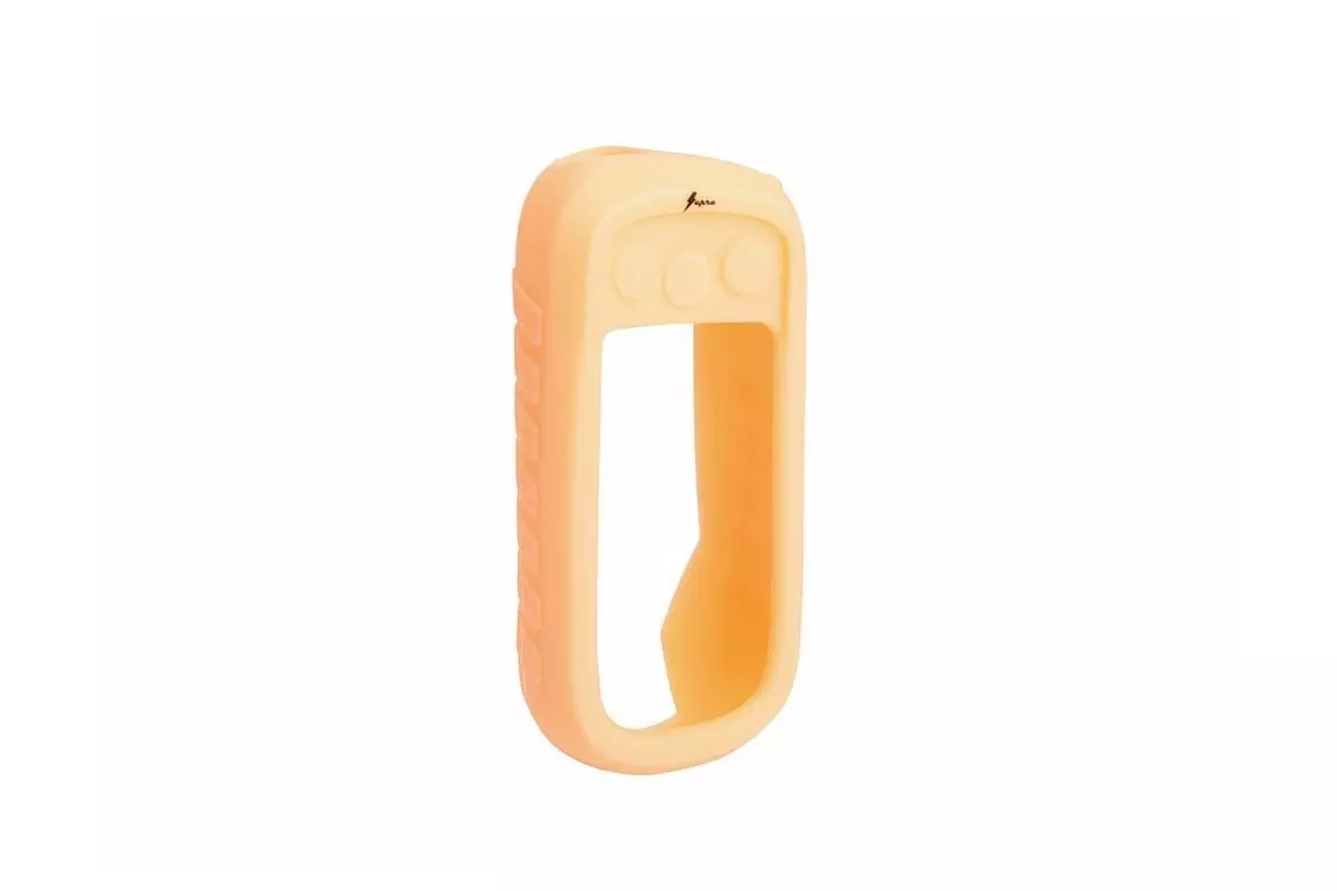 Coque silicone orange pour Garmin Alpha 100 phosporescent 