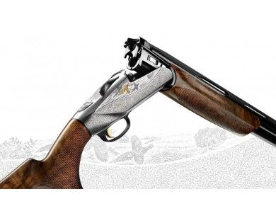 Fusil superposé Benelli 828U Steel BEST Silver édition limitée calibre 12/76 
