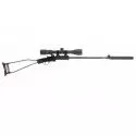 Carabine Little Badger 17HMR Chiappa + Lunette 3-9x40 + Silencieux 