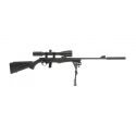 Carabine Rossi 8117 Calibre 17 HMR Synthétique noire + Pack SNIPER SILENCE 