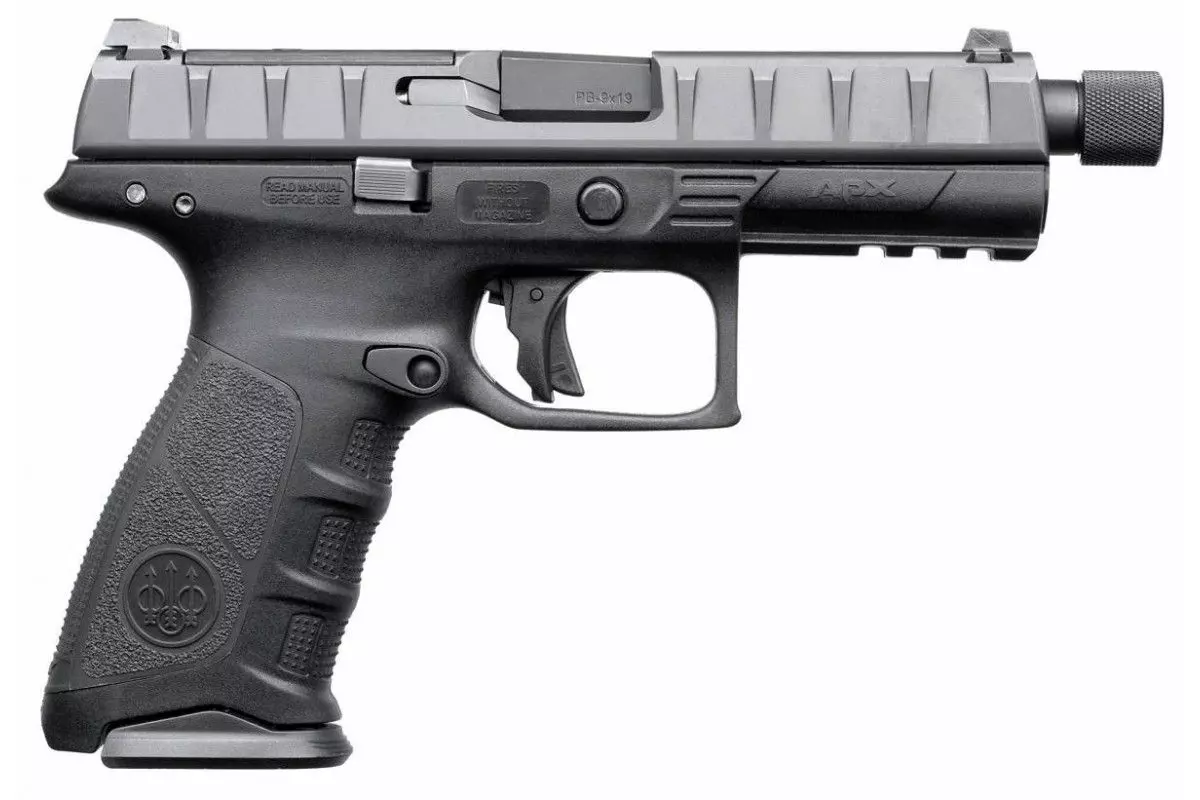 Pistolet Beretta APX Combat RDO fileté 1/2x28 calibre 9x19 