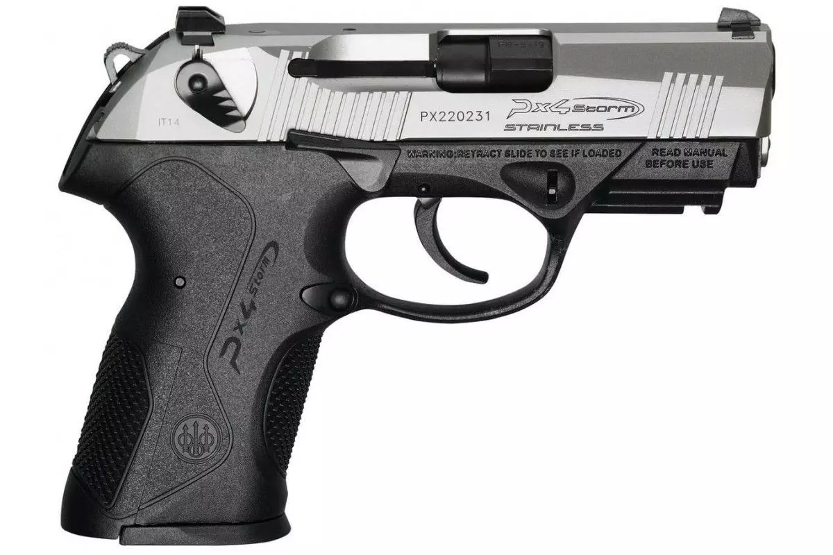 Pistolet Beretta PX4 Storm Compact F Inox calibre 9x19 