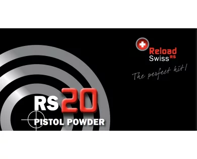 POUDRE DE TIR RELOAD SWISS RS20 PISTOLET (500Gr) 
