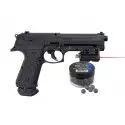 Pack pistolet CO2 LTL Alfa 1.50 calibre .50 + laser + billes (x50) 
