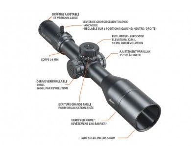 Lunette de tir Bushnell Elite Tactical DMR3 3.5-21x50 