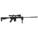 Carabine Deep Pallas BA15 22lr 47cm noir 10 Coups + Pack Sniper 6-24x50 