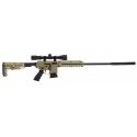 Carabine Deep Pallas BA15 22lr 47cm TAN 10 Coups + Pack Silence 3-9x40 
