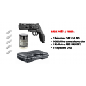 Pack Revolver Walther T4E HDR 50 - 11 joules Calibre .50 + 500 munitions cal.50 et une mallette ABS Umarex 