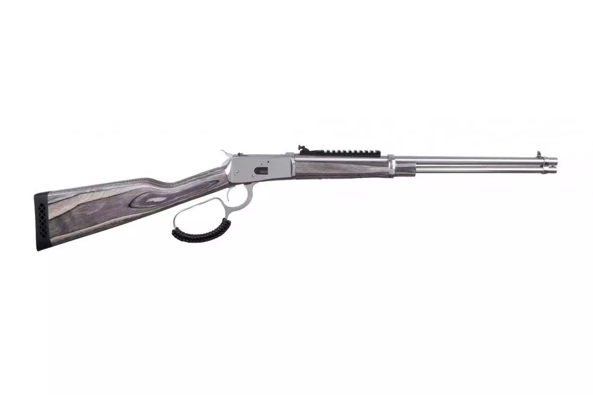 Carabine ROSSI Puma R92 Short Rifle Laminé gris inox calibre .44 Mag 