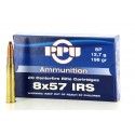 Munitions PPU calibre 8x57 IRS SP 196 grains 