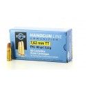 Munitions PPU calibre 7,62mm Tokarev FMJ 85 grains 