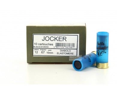 Cartouches de défense Jocker cal.12/67 Diabolo Elastomère 