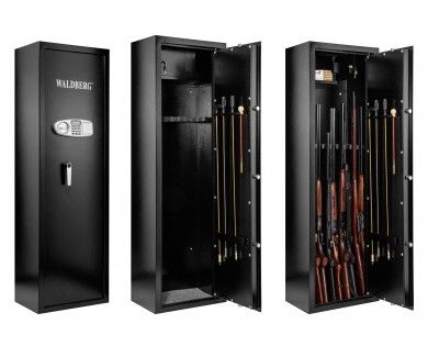 Coffre Fort WALDBERG 10 armes à serrure électronique + coffre intérieur 
