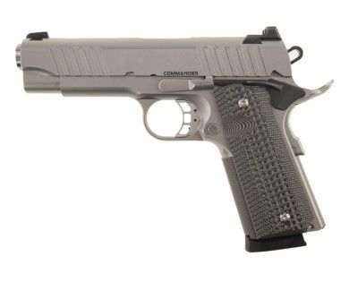 Pistolet BUL 1911 Commander inox canon 4,25'' 