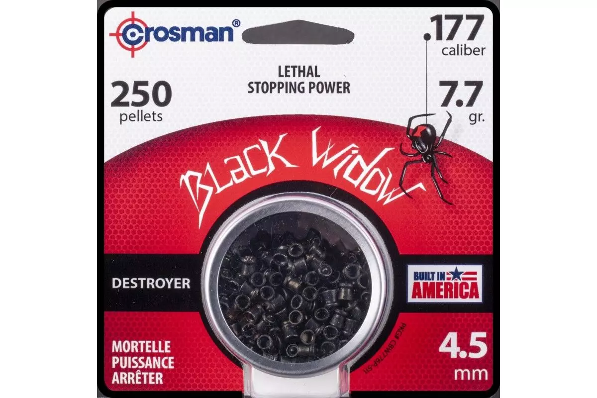 Plombs Destroyer Black Widow Calibre 4.5 X250 CROSMAN 