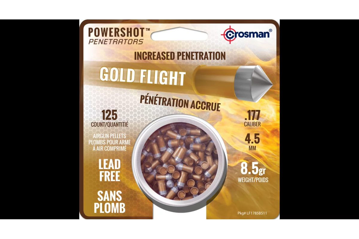 Plombs Penetrator Gold Flight Calibre 4.5 X125 CROSMAN 