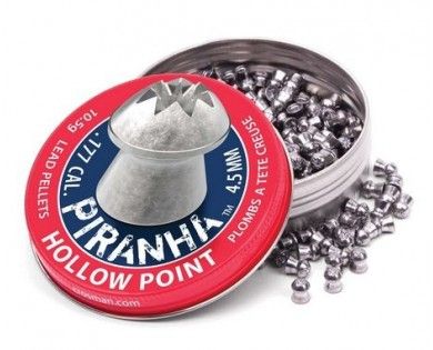 Plombs Piranha Hollow Point Calibre 4.5 X400 CROSMAN 