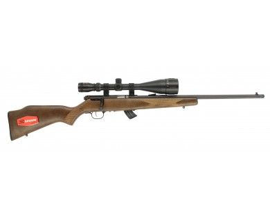 Carabine 22 LR Savage Stevens 300g Bois + Lunette 6-24x50 